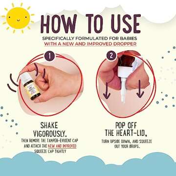 Mama Natural Baby Probiotic Drops for Infants 0-48 Months