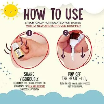 Mama Natural Baby Probiotic Drops for Infants 0-48 Months