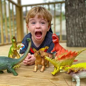 Tepsmigo Jumbo Dinosaur Toys - Safe Fun for Kids 3-7