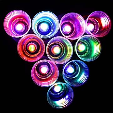 Ahuimeius Glow-in-The-Dark Party Cup Set for Halloween Fun