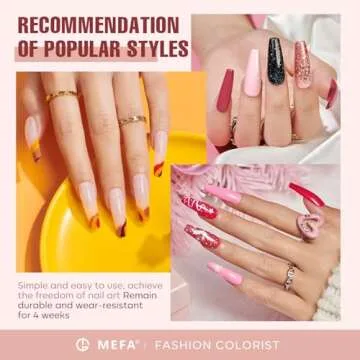 MEFA Gel Nail Polish Set 32 Colors All Seasons Collection