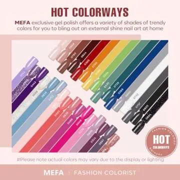 MEFA Gel Nail Polish Set 32 Colors All Seasons Collection