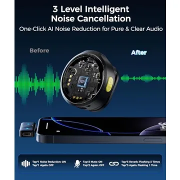 Aceele Wireless Lavalier Microphone for iPhone & Android