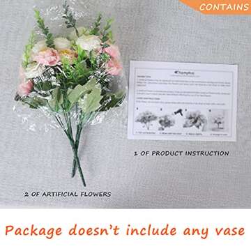 Silk Peony Artificial Flowers for Home and Events