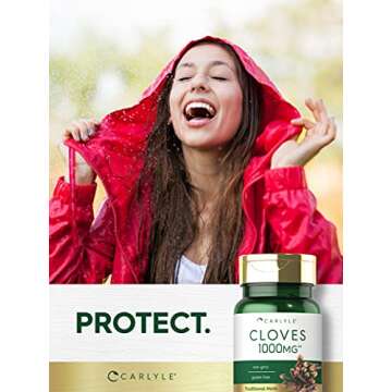 Carlyle Cloves Supplement | 1000mg | 100 Capsules | Non-GMO, Gluten Free