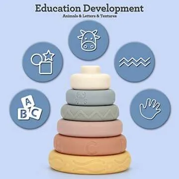 Mini Tudou Baby Stacking Toys for Sensory Development