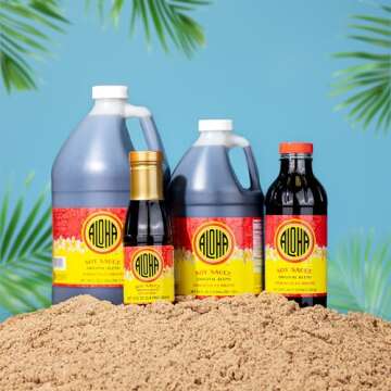 Aloha Shoyu Original Soy Sauce - Made in Hawaii - 1 Gallon