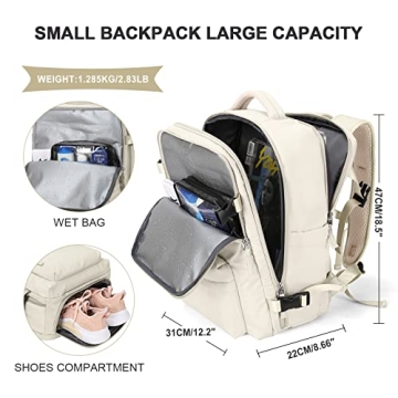 Large Waterproof Travel Backpack for Women - Stylish & Functional