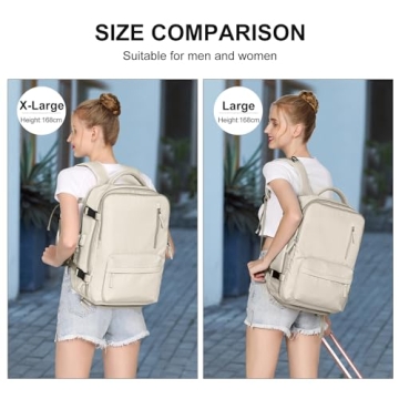 Large Waterproof Travel Backpack for Women - Stylish & Functional
