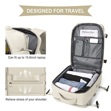 Large Waterproof Travel Backpack for Women - Stylish & Functional