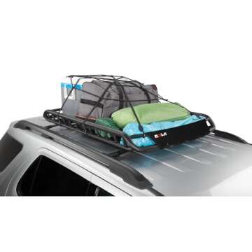 ROLA 59504 V-Tex Rooftop Cargo Basket 48 Inches x 37.5 Inches x 4 Inches