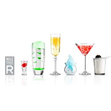 MOLECULE-R Molecular Mixology Introductory Kit by | Modernist Cocktail Drinks | Learn Spherification Gellification Emulsification Suspension | With Additives, Tools, Recipe Booklet