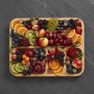 Farberware Build-A-Board Bamboo Cutting Board with Lid