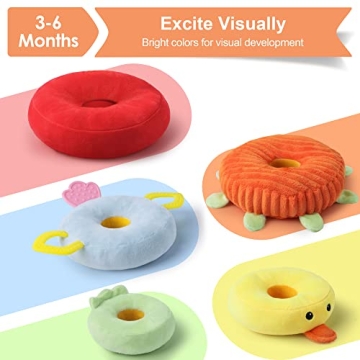 iPlay, iLearn Plush Stacking Toys for Infants - Safe Fun and Learning