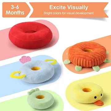 iPlay, iLearn Plush Stacking Toys for Infants - Safe Fun and Learning