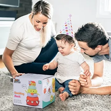 iPlay, iLearn Plush Stacking Toys for Infants - Safe Fun and Learning