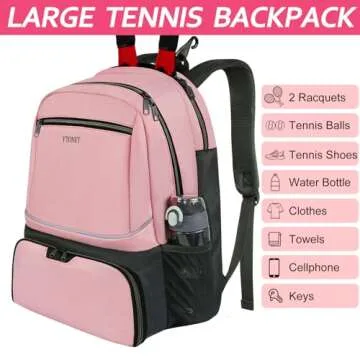 Durable Ytonet Tennis Bag with Cooler and Racket Holder