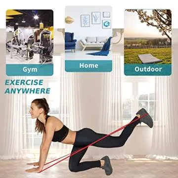 Alllvocles Pull Up Assistance Bands, Workout/Exercise Bands, Resistance Bands Set for Legs, Working Out, Muscle Training, Physical Therapy, Shape Body, Men Women