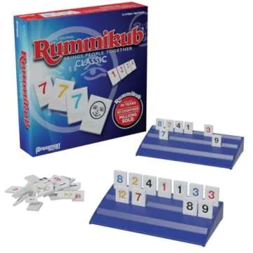 Rummikub Fast Moving Tile Game - Family Fun for All