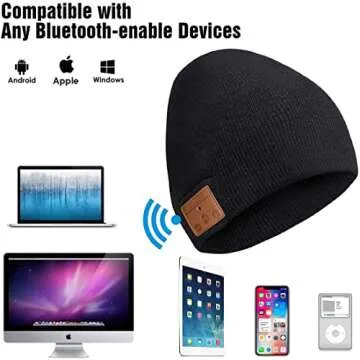 Buy ZRUHIG Bluetooth Beanie with HD Sound for Winter Fun
