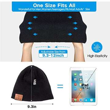 Buy ZRUHIG Bluetooth Beanie with HD Sound for Winter Fun