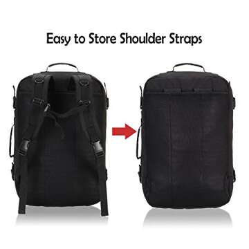 Hynes Eagle 38L Carry on Backpack for All Travelers