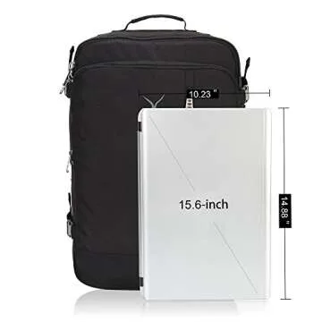 Hynes Eagle 38L Carry on Backpack for All Travelers