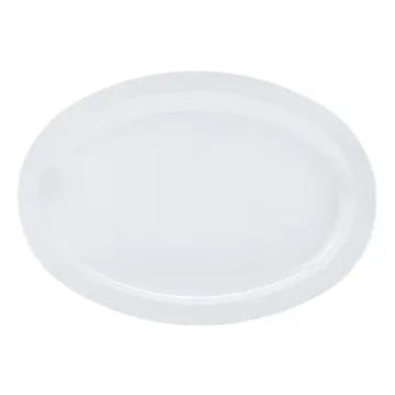 Amazon Basics Melamine Oval Platter Set - 6 Pieces