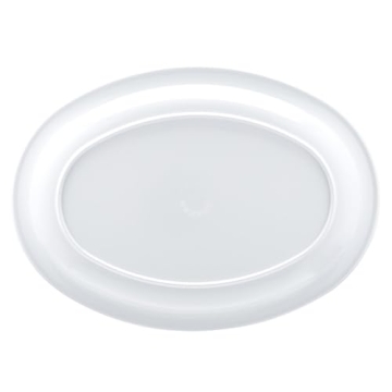 Amazon Basics Melamine Oval Platter Set - 6 Pieces