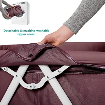 Dream on Me Traveler Portable Bassinet Berry Lightweight Breathable