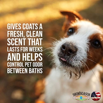 Showseason Rainshower Pet Cologne for Dogs - Long-Lasting Odor Control