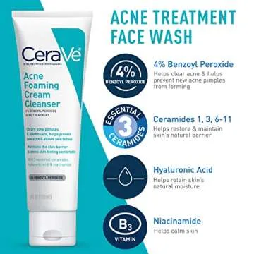 CeraVe Acne Skin Care Set with Cleanser and Moisturizer