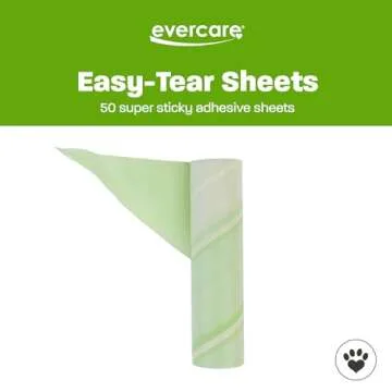 Evercare Pet Hair Lint Roller Refills for Easy Cleaning