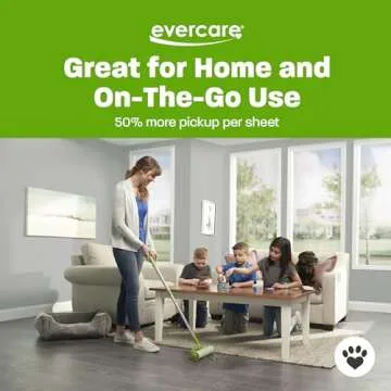 Evercare Pet Hair Lint Roller Refills for Easy Cleaning