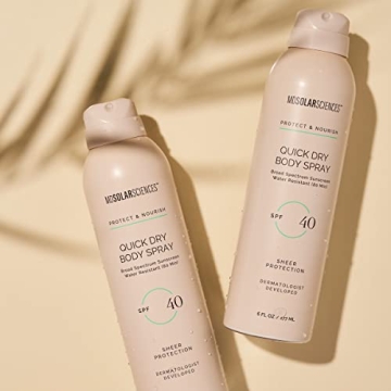 MDSolarSciences Quick Dry Spray SPF 40 - Non-Greasy Protection