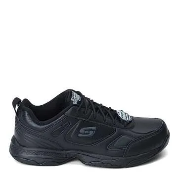 Skechers Men's Dighton Athletic Work Food Service Shoe, Black, 7