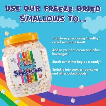 ChocZero Sugar-Free Freeze Dried Marshmallow Bits 18oz