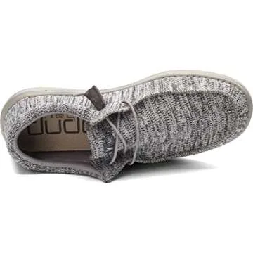 Hey Dude Men's Wally Sox | Retired Men’s Shoes | Men's Lace Up Loafers | Comfortable & Light-Weight