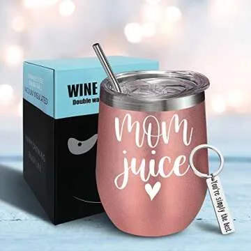 Chic Mom Juice Wine Cup Gift Set for New Moms