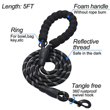 Matilor Dog Harness Step-in for Small Medium Dogs Black