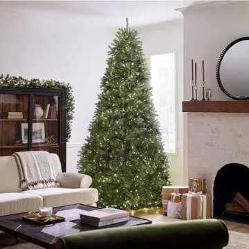 Dunhill Fir 10ft Pre-Lit Christmas Tree with LED Lights