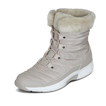 Beige Alps Waterproof Winter Boots for Women