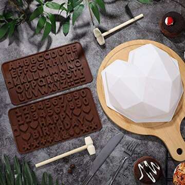 Silicone Heart Molds for Unique Chocolate Creations