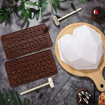 Silicone Heart Molds for Unique Chocolate Creations