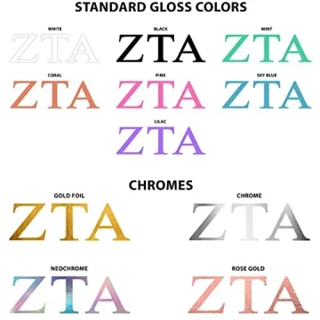 Pro-Graphx Zeta Tau Alpha Sorority Sticker Decal