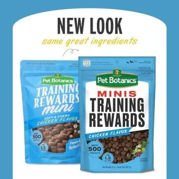 Pet Botanics 10 oz. Pouch Training Reward Mini Soft & Chewy, Chicken Flavor, with 500 Treats Per Bag...