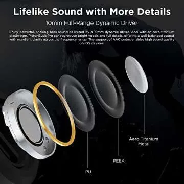 1MORE PistonBuds Pro with Hybrid ANC and 30h Playtime