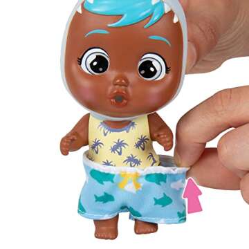 Cry Babies Magic Tears Tropical World - Beach Babies Series | 8+ Surprises, Accessories, Surprise Doll - Great Gift for Kids Ages 3+