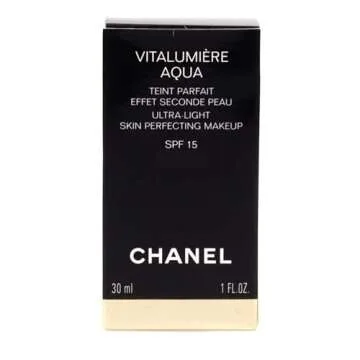 Vitalumiere Aqua Ultra-Light Skin Perfecting Makeup SPF 15-40 Beige by Chanel for Women - 1 oz Makeup