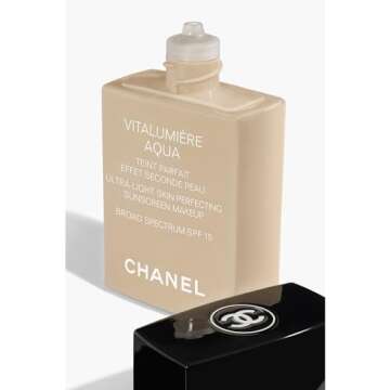 Vitalumiere Aqua Ultra-Light Skin Perfecting Makeup SPF 15-40 Beige by Chanel for Women - 1 oz Makeup